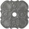 Ekena Millwork Flower Ceiling Medallion (Fits Canopies up to 6 1/4"), 29"OD x 3 5/8"ID x 1 3/8"P, Silver CM29FWSLS - alternate 1